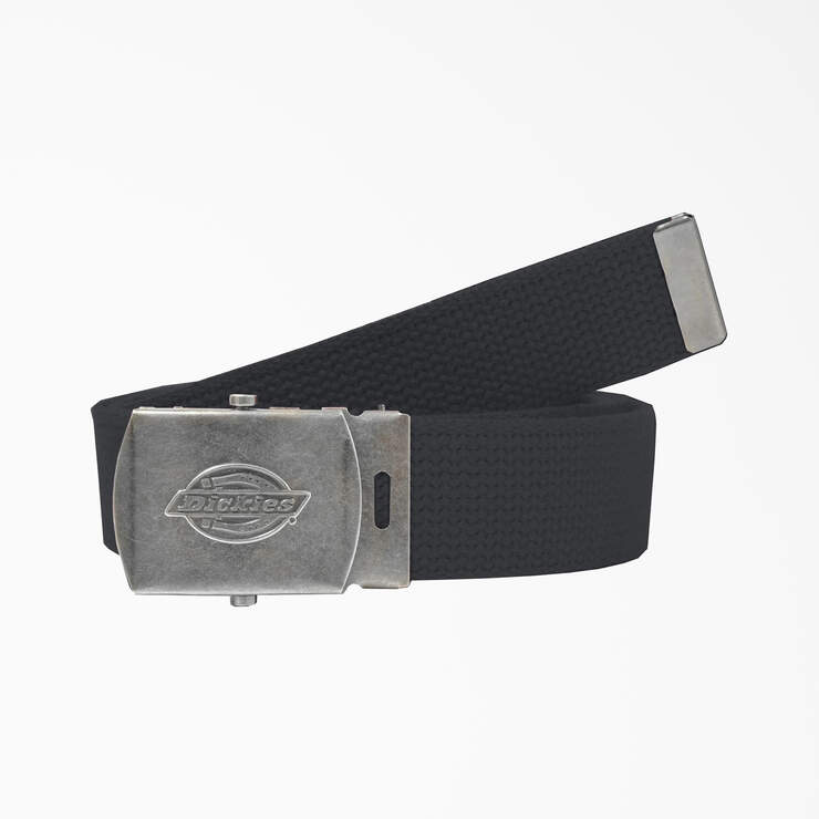 Military Buckle Web Belt - Black (BK) image number 1