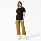 Women&#39;s Heavyweight Short Sleeve Pocket T-Shirt - Black &#40;BK&#41;