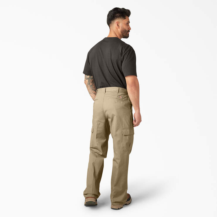 Loose Fit Cargo Pants - Rinsed Khaki (RKH) image number 5
