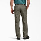 FLEX Regular Fit Straight Leg Cargo Pants - Moss Green &#40;MS&#41;