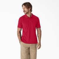 Short Sleeve Performance Polo Shirt - Apple Red (LR)