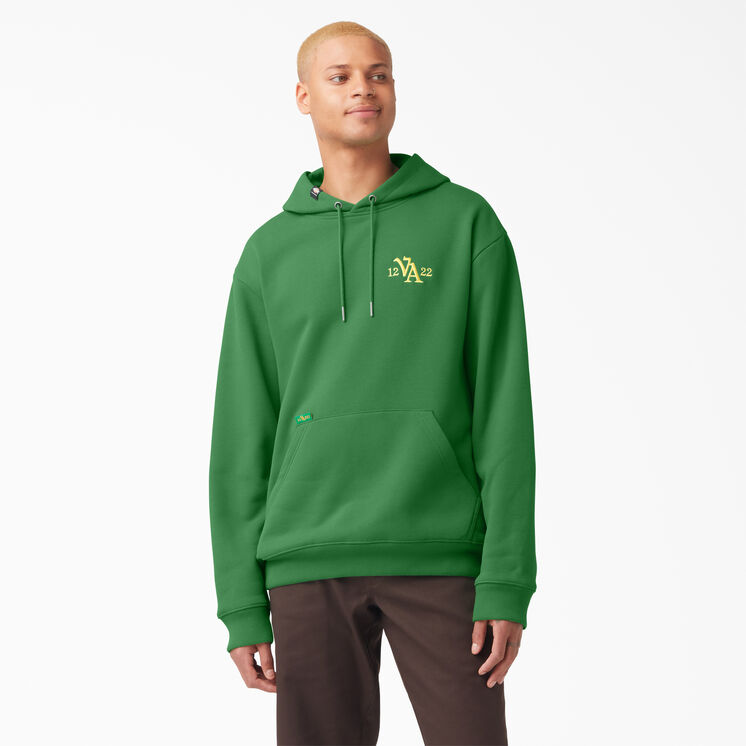 Vincent Alvarez Embroidered Hoodie - Leaf Green &#40;GF&#41;