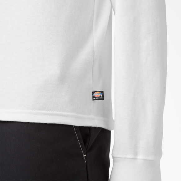 Dickies Skateboarding Logo Graphic Long Sleeve T-Shirt - White &#40;WH&#41;
