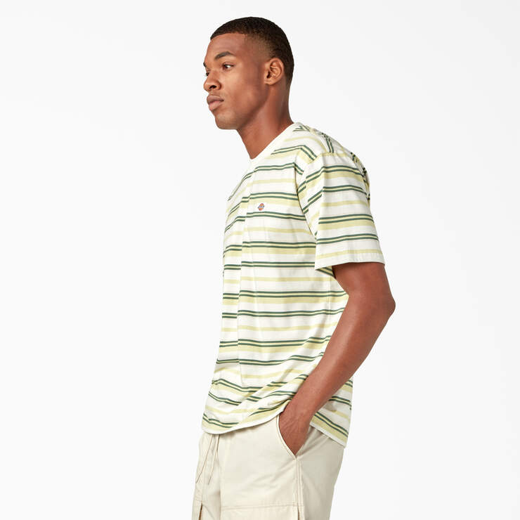 Glade Spring Striped T-Shirt - Cloud Stripe (HYS) image number 3