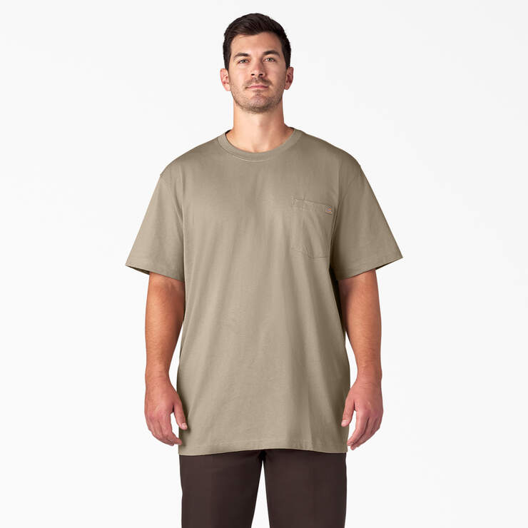 Heavyweight Short Sleeve Pocket T-Shirt - Desert Sand (DS) image number 5