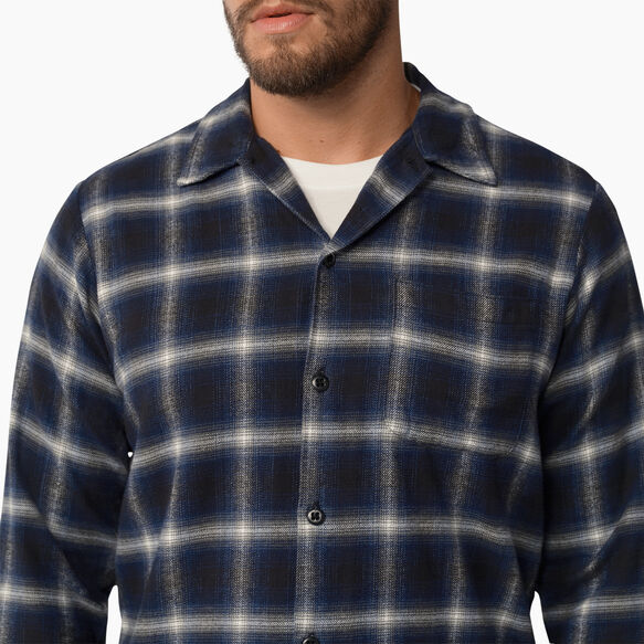 Dickies 1922 Long Sleeve Shirt - Blue Plaid &#40;BP&#41;