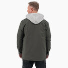 Relaxed Fit Icon Hooded Duck Quilted Shirt Jacket - Olive Green &#40;OG&#41;