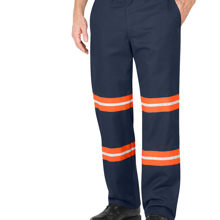 Enhanced Visibility Relaxed Fit Work Pants - Dark Navy (DN) image number 1
