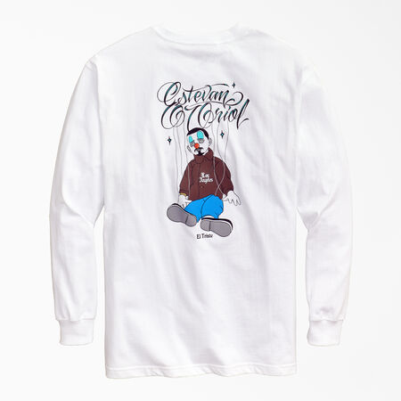 Estevan Oriol x Dickies El Triste Puppet Strings Long Sleeve T-Shirt - White &#40;WH&#41;