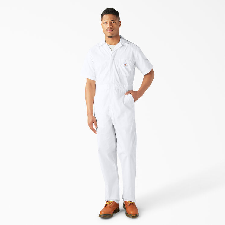 Short Sleeve Coveralls - White &#40;WH&#41;