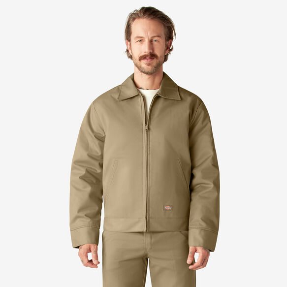 Lined Eisenhower Jacket For Men Military Khaki M| Dickies
