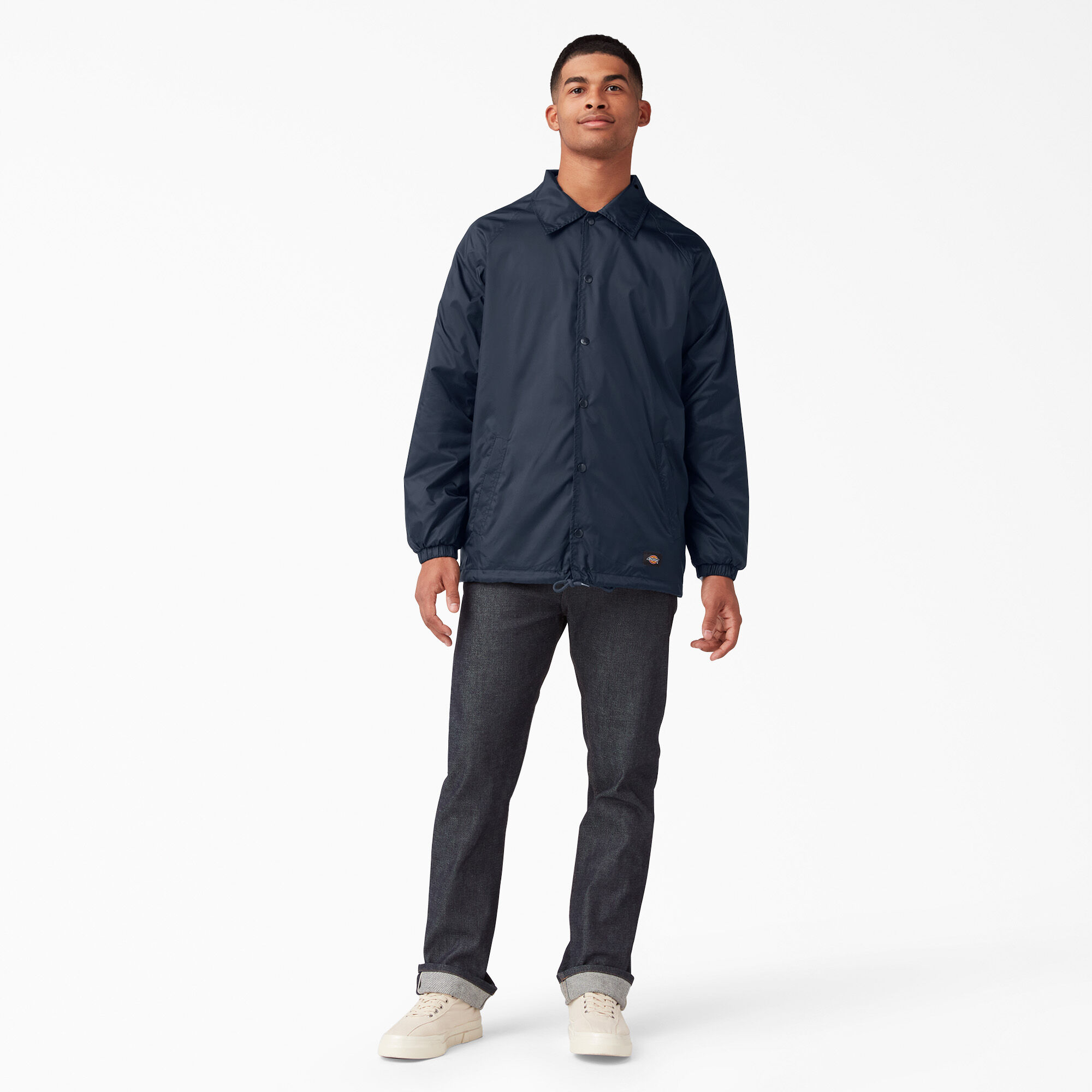 Snap Front Nylon Jacket for Men Dickies Dickies US