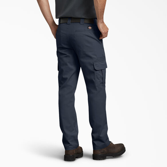 Slim Fit Straight Leg Cargo Pants - Dark Navy &#40;DN&#41;