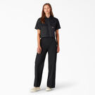 Women&#39;s Cropped Work Shirt - Black &#40;BK&#41;