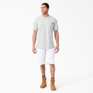 Relaxed Fit Utility Painter&#39;s Shorts, 13&quot; - White &#40;WH&#41;