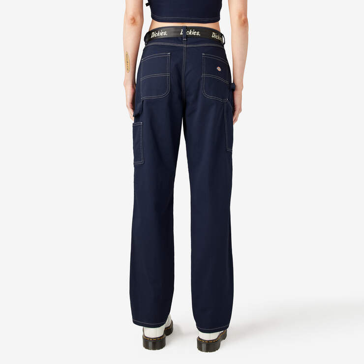 Women's Relaxed Fit Carpenter Pants - Ink Navy (IK) image number 2