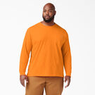 Heavyweight Long Sleeve Pocket T-Shirt - Orange &#40;OR&#41;