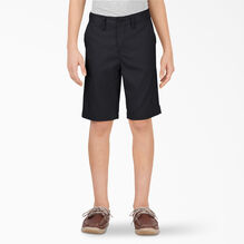 Boys&#39; Flex Slim Fit Ultimate Khaki Shorts, 8-20 - Black &#40;BK&#41;