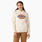Women&#39;s Water Repellent Logo Hoodie - Antique White &#40;AW&#41;