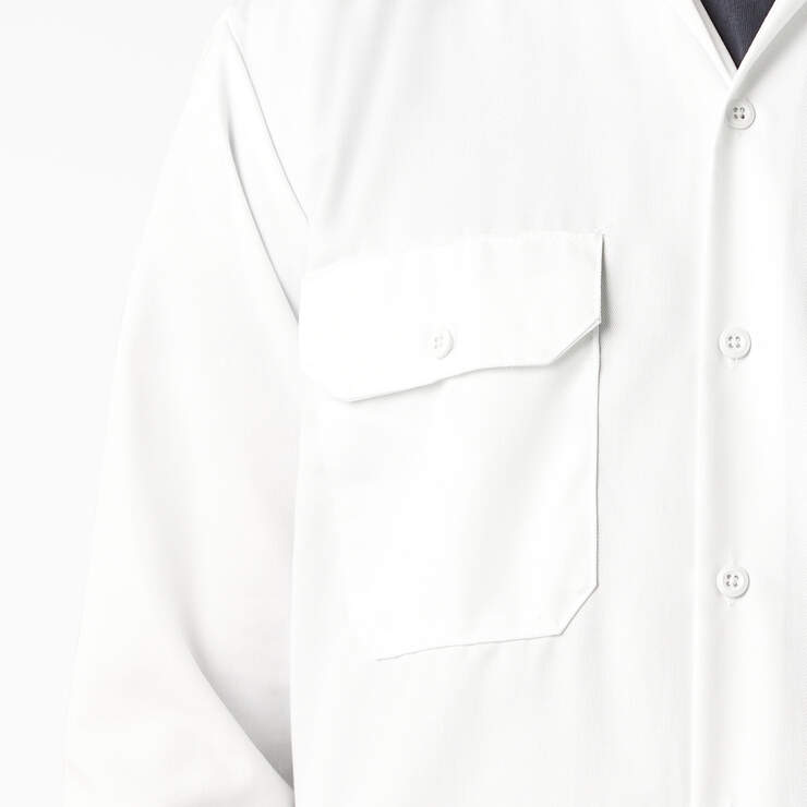 Long Sleeve Work Shirt - White (WH) image number 13
