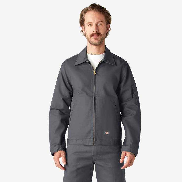 Unlined Eisenhower Jacket - Charcoal Gray (CH) image number 1