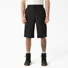 Loose Fit Multi-Use Pocket Work Shorts, 15&quot; - Black &#40;BK&#41;