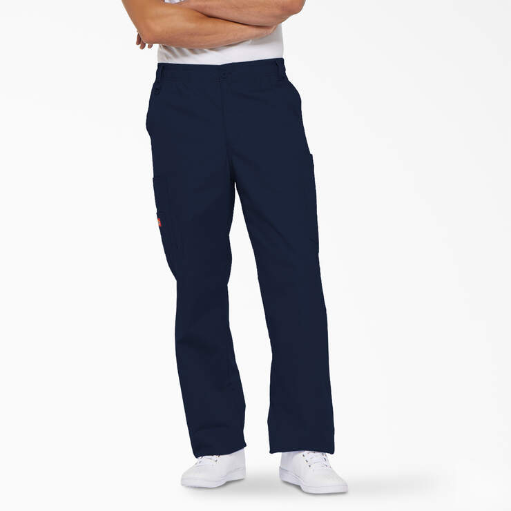 Men's EDS Signature Scrub Pants - Navy Blue (NVY) image number 1