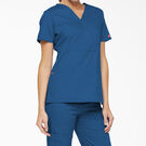 Women&#39;s EDS Signature Mock Wrap Scrub Top - Royal Blue &#40;RB&#41;