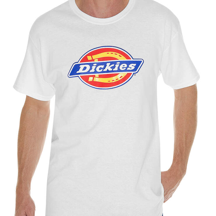 Dickies Logo Graphic Short Sleeve T-Shirt - White (WH) image number 1