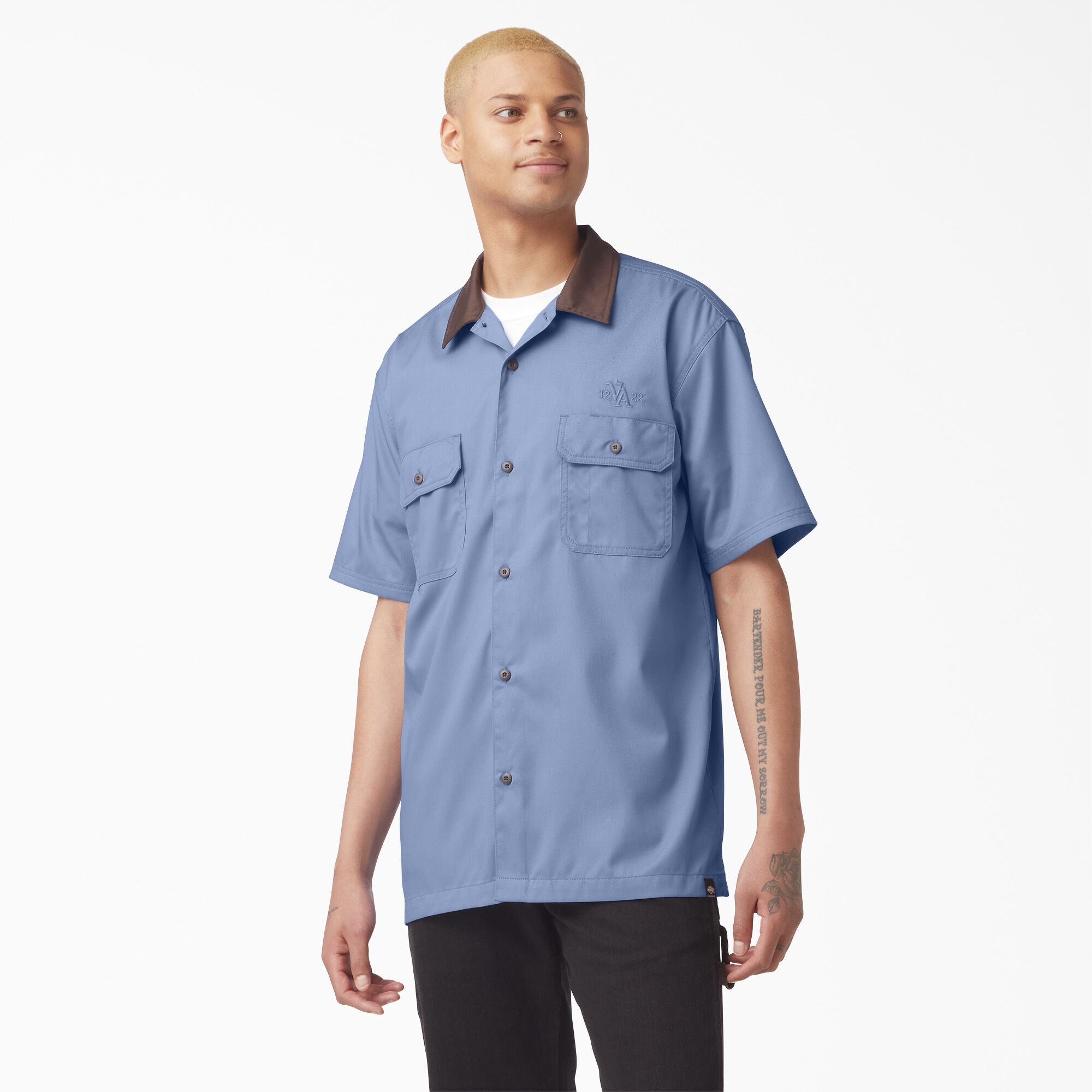 Blue cheap work shirt