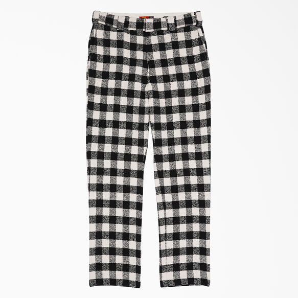 Opening Ceremony Relaxed Fit Tweed 874&reg; Work Pants - Black White Plaid &#40;AWP&#41;