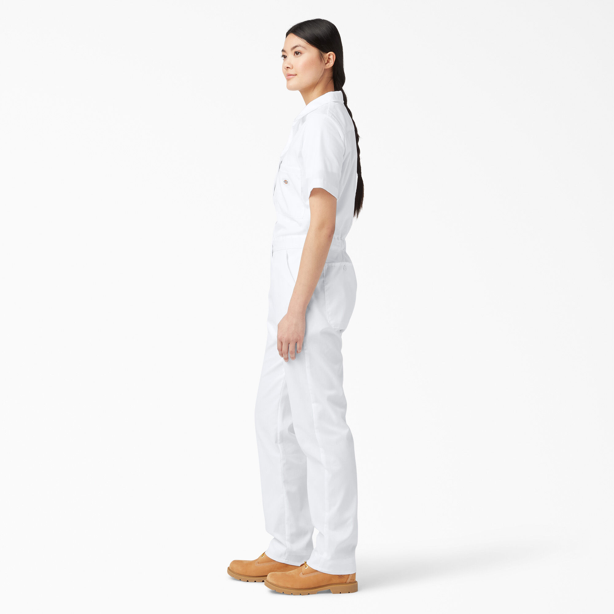 Dickies women's short deals sleeve coveralls fv100
