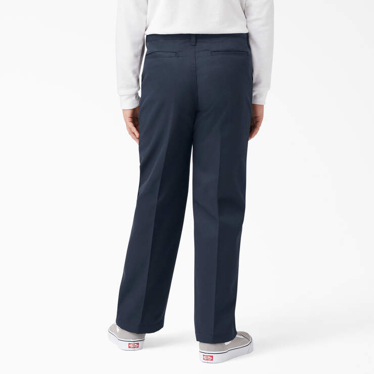 Boys' Classic Fit Pants, 8-20 - Dark Navy (DN) image number 2