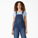 Women&rsquo;s Denim Boyfriend Fit Bib Overalls - Retro Stonewashed &#40;RSW&#41;