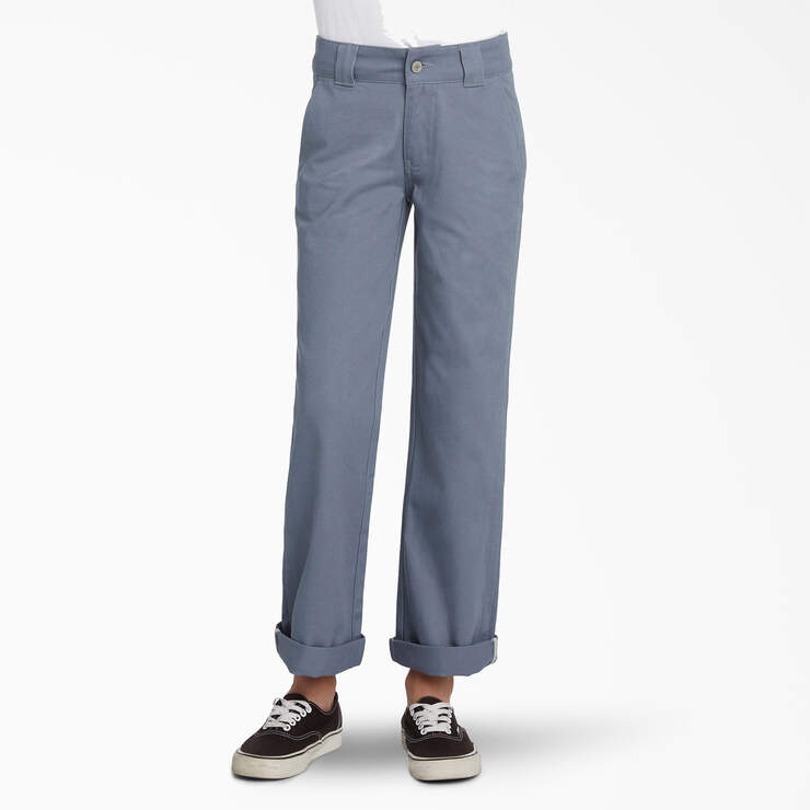 Boys’ Relaxed Fit Utility Pants - Slate (SLT) image number 1