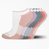 Women's Moisture Control No Show Socks, Size 6-9, 6-Pack - White (WH)