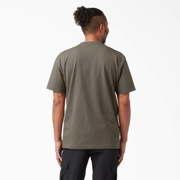 Heavyweight Short Sleeve Pocket T-Shirt - Mushroom (MR1) image number 2