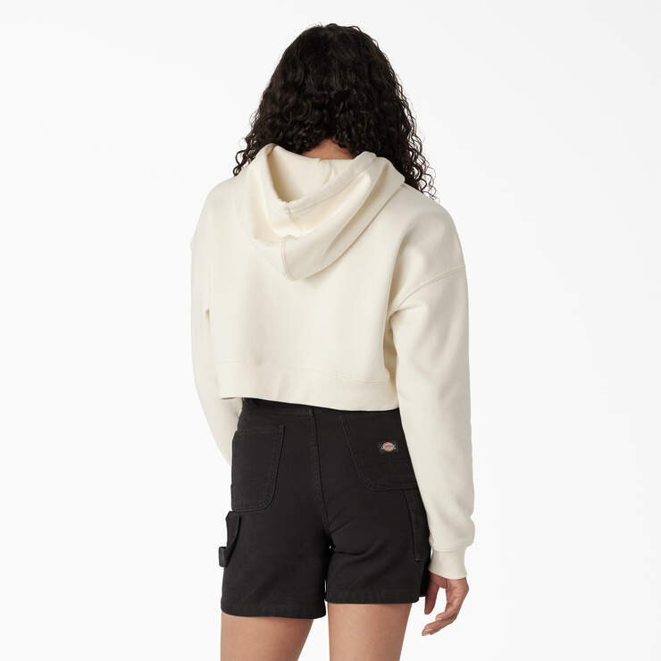 Women's Oakport Cropped Hoodie - Cloud (CL9) image number 2