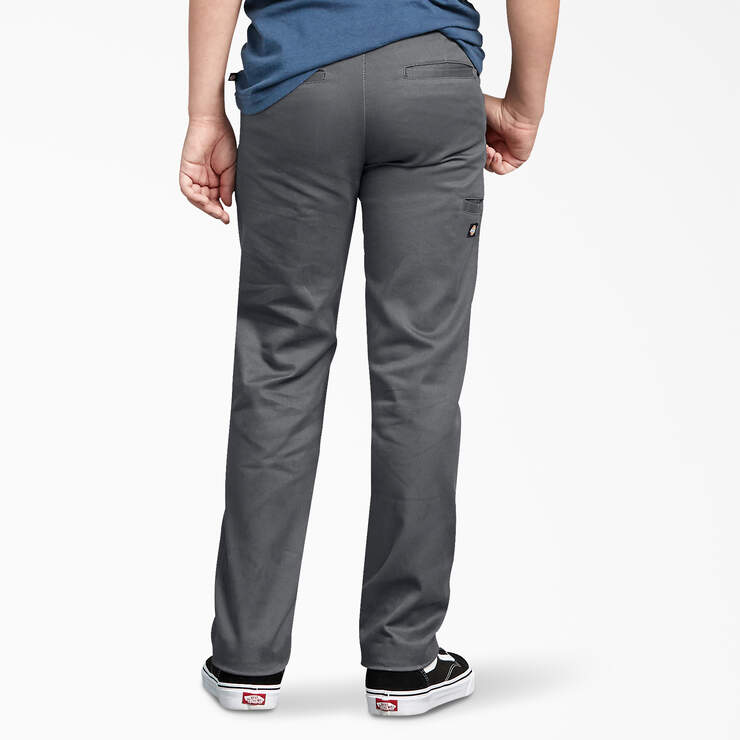 Boys' FLEX Skinny Fit Pants, 4-20 - Charcoal Gray (CH) image number 2
