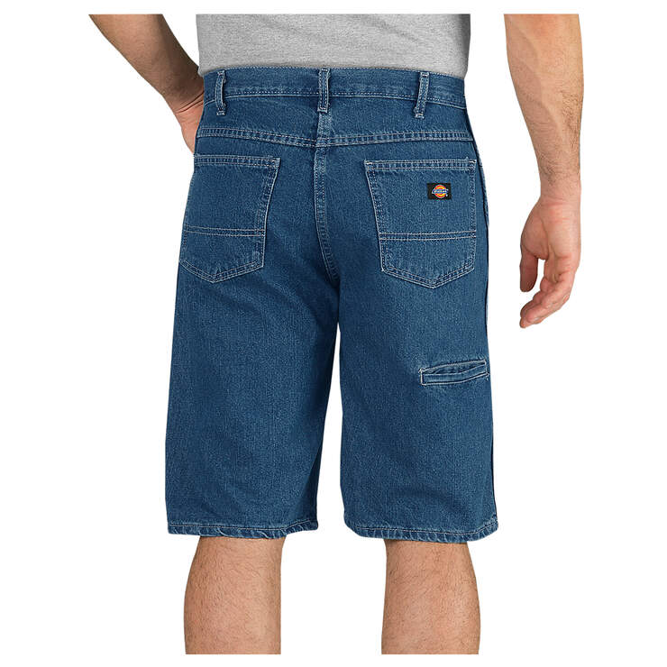 Regular Fit Denim Shorts, 11" - Stonewashed Indigo Blue (SNB) image number 2