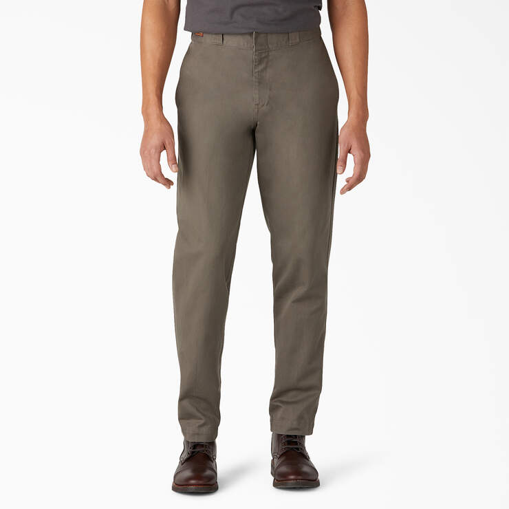 Dickies 1922 Regular Fit Twill Pants - Rinsed Steel Grey (RTR) image number 1