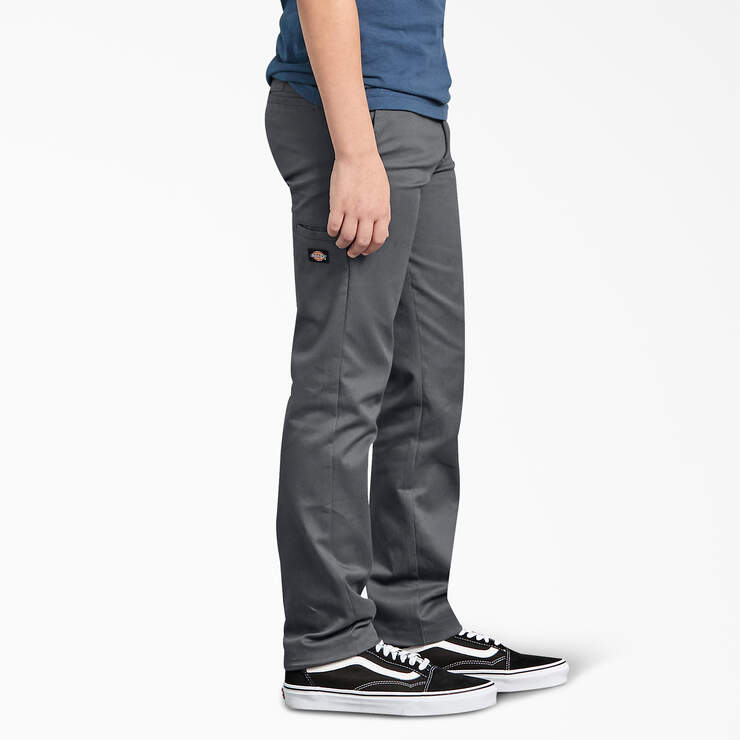 Boys' FLEX Skinny Fit Pants, 4-20 - Charcoal Gray (CH) image number 3