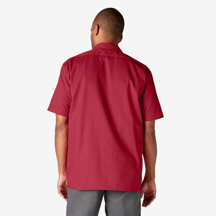 Short Sleeve Work Shirt - English Red (ER) image number 2