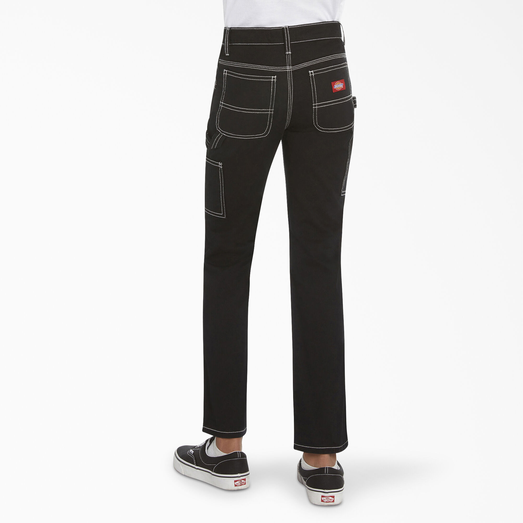 dickies black carpenter pants womens