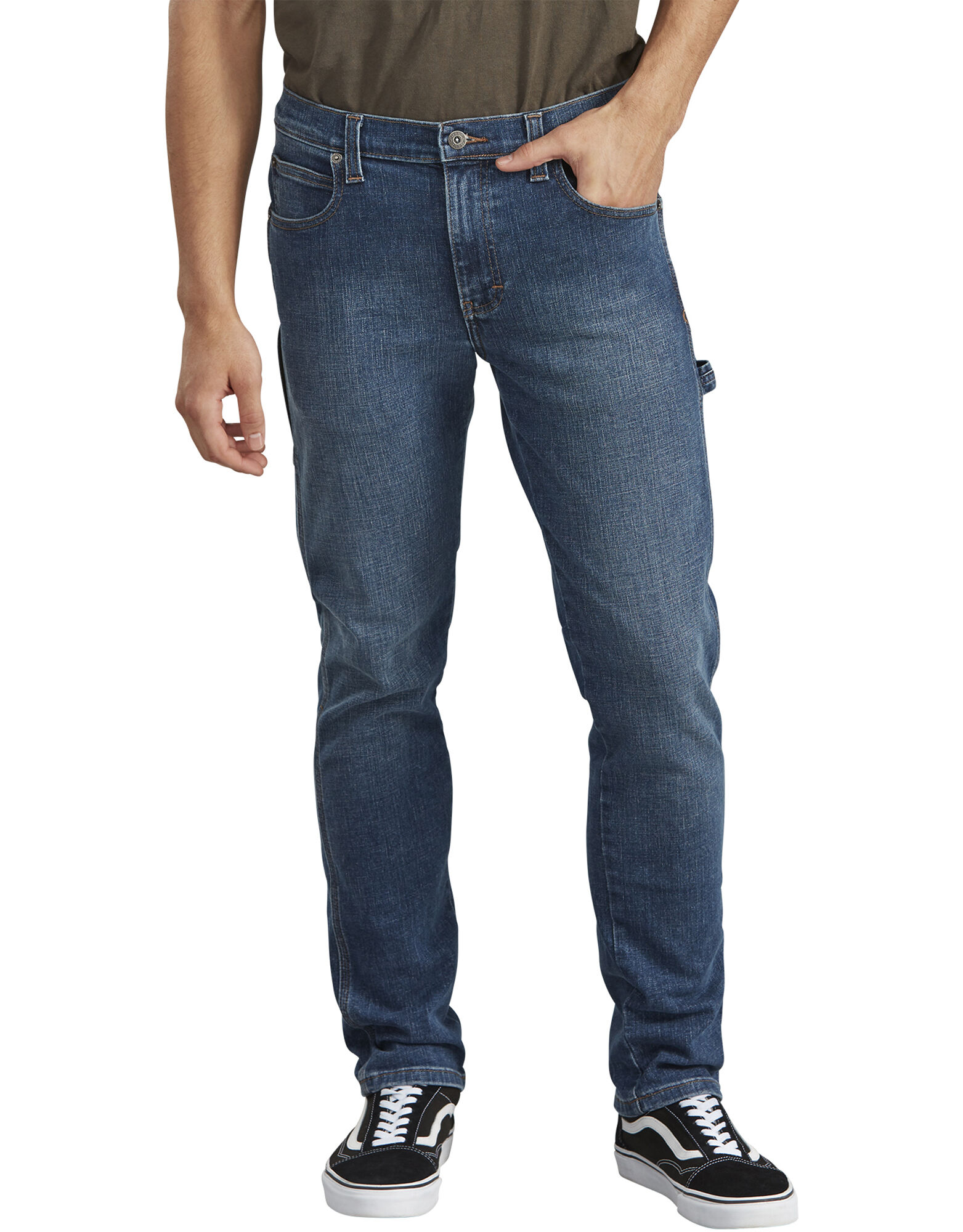dickies flex slim fit tapered leg work pants