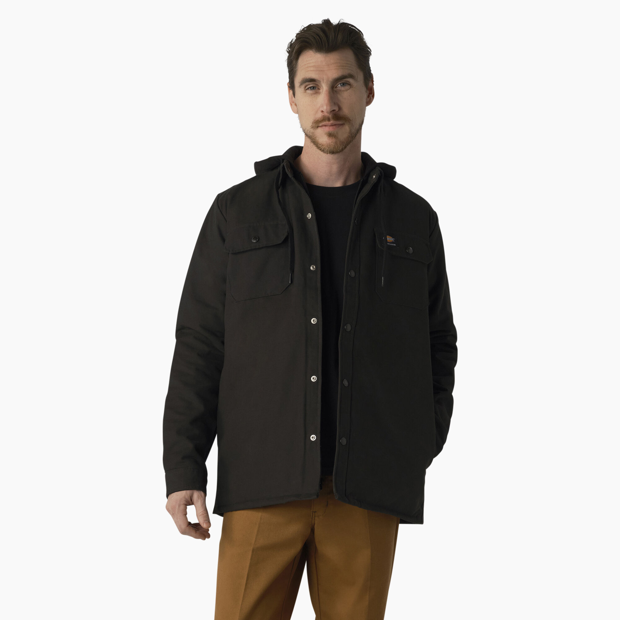 dickies shirt jacket relaxed fit