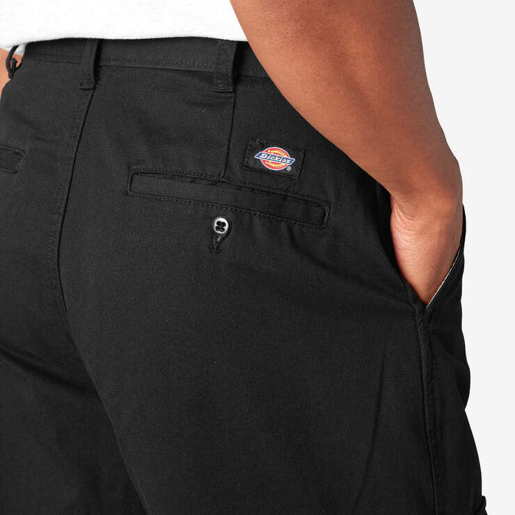 Loose Fit Cargo Pants - Rinsed Black (RBK) image number 10