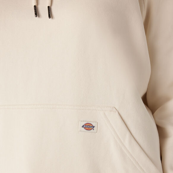 Women&#39;s Plus Heavyweight Logo Sleeve Hoodie - Antique White &#40;AW&#41;