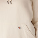 Women&#39;s Plus Heavyweight Logo Sleeve Hoodie - Antique White &#40;AW&#41;