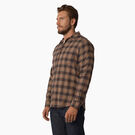 Dickies 1922 Long Sleeve Shirt - Rinsed Khaki and Gray Plaid &#40;RXKY&#41;